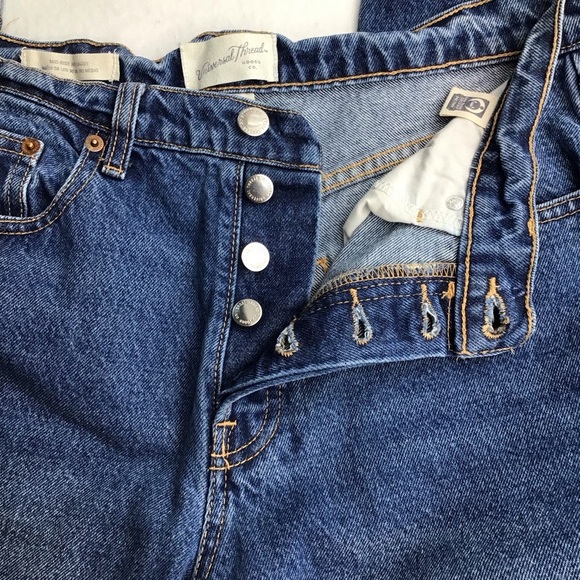 Universal Thread Mid-Rise 908 Baggy Fit Denim Jeans Rolled Hem - Picture 3 of 9